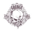 Grunge Skull Art