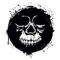 Grunge skull