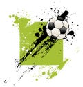 Grunge Soccer Ball background Royalty Free Stock Photo