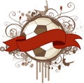 Grunge Soccer Banner
