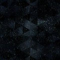 Grunge space seamless pattern