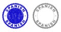 Grunge SPANISH Textured Stamp Seals