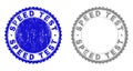 Grunge SPEED TEST Textured Stamp Seals