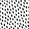 Grunge spots, Hand drawn seamless pattern