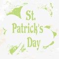 Grunge St. Patrick Day background,