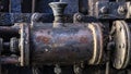 Grunge steampunk mechanical background