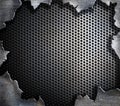 Grunge steel metal background