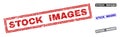 Grunge STOCK IMAGES Scratched Rectangle Watermarks