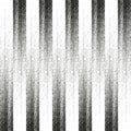 Grunge stripe texture. Vertical noise lines. Monochrome distortion pattern. Vector glitch background.