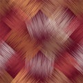 Grunge striped diagonal grid colorful seamless pattern for web design