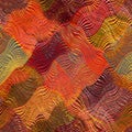 Grunge striped,diagonal,quilt, wavy cloth colorful pa