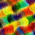 Grunge striped wavy rainbow diagonal background for web design