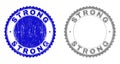 Grunge STRONG Textured Stamp Seals