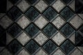 grunge style matt grey overlaing tiles pattern digital illustration