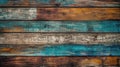 old dark wooden timber with rustic style paint in blue and white