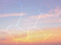 Grunge sunset sky abstract background Royalty Free Stock Photo