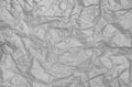 Grunge texture background of rumpled grey craft paper
