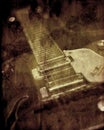 Grunge Texture Guitar Background