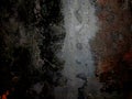 Grunge texture, rough ragged dark background, black plaster stucco wall Royalty Free Stock Photo