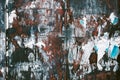 Grunge texture of torn poster paper Royalty Free Stock Photo