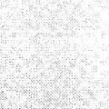 Grunge Texture on White Background, Black Abstract Dotted Vector, Halftone Rough Design