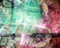 Grunge textured abstract digital background