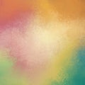 Grunge textured background in soft colors of pink gold orange blue green and burgundy pink