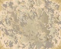 Grunge textured dirty stained vector seamless pattern. Old paper Royalty Free Stock Photo