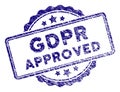 Grunge Textured GDPr Approved Stamp Seal