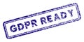 Grunge Textured GDPr Ready Rectangle Stamp Seal