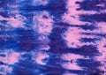 Texture of natural linen fabric. Batik.Textile shibori print. Indigo blue tie-dye textile. Watercolor effect.