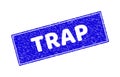 Grunge TRAP Textured Rectangle Stamp