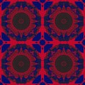 Grunge tribal, native like seamless pattern