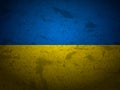 Grunge Ukraine flag