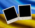 Grunge Ukraine flag