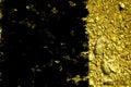 Grunge Ultra yellow Ground like on Mars, land texture, sand surface, stone background
