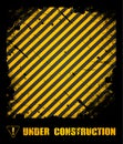 Grunge under construction texture