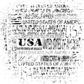 Grunge United States of America texture