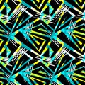 Grunge urban seamless geometric pattern,design in graffity urban Royalty Free Stock Photo