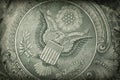 Grunge US Dollar Detail Royalty Free Stock Photo