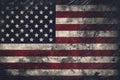 Grunge USA Flag Royalty Free Stock Photo