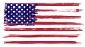 Grunge USA flag Royalty Free Stock Photo