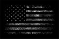 Grunge usa flag black/whitewallpaper/background stock vector Royalty Free Stock Photo