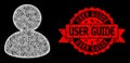 Grunge User Guide Stamp and Bright Web Network User with Lightspots