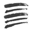 Set of Grunge Textured Hand-drawn Vector Brushes Royalty Free Stock Photo