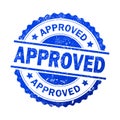 Approved stamp Royalty Free Stock Photo