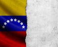 Grunge Venezuela flag