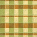 Grunge vintage distressed light green and brown vertical and horizontal stripes