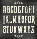 Grunge Vintage Font