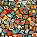 Grunge vintage mosaic